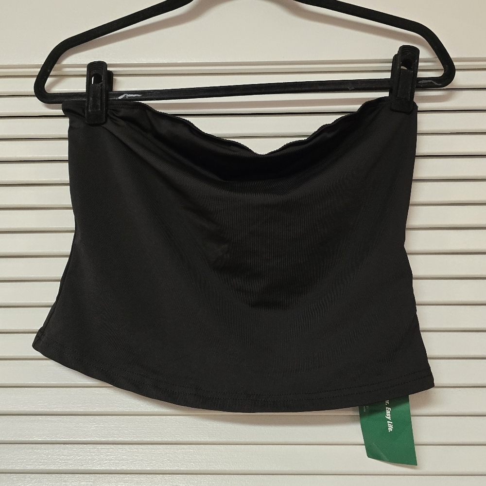 SHEIN - (NWT) Black Sleeveless Bandeau Crop Tube Top